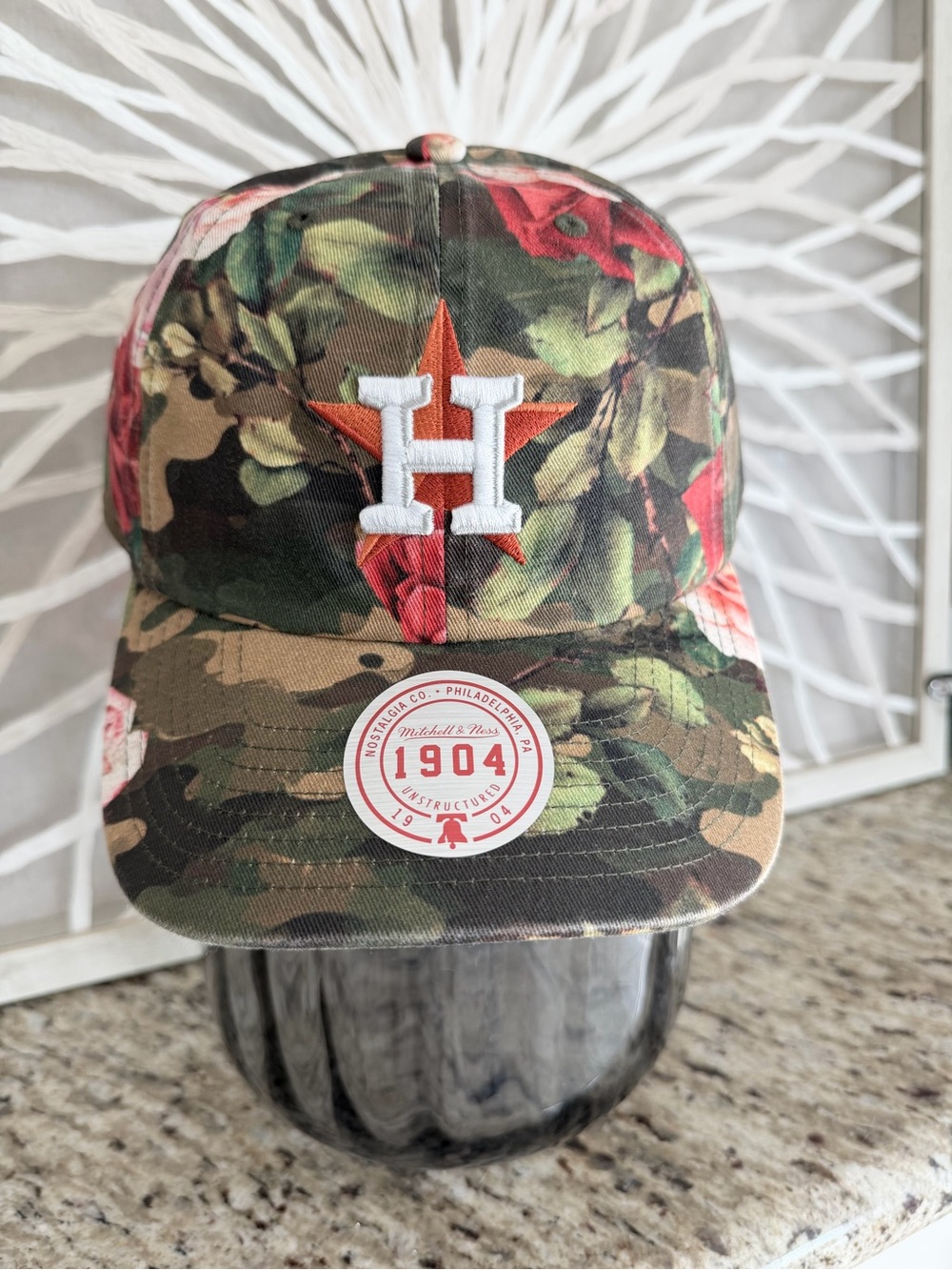 Houston Astros Floral Cap
